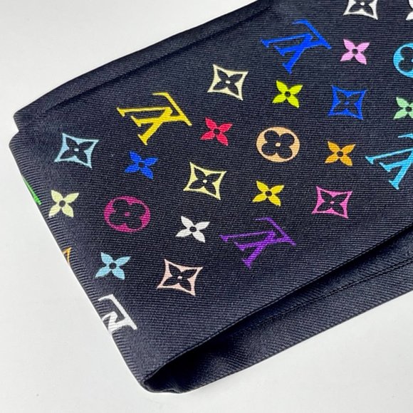 Louis Vuitton | Takashi Murakami Multicolor Silk Bandeau Twilly - Picture 4 of 6